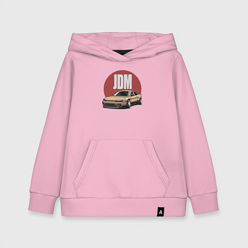 Детская толстовка-худи JDM / Светло-розовый – фото 1