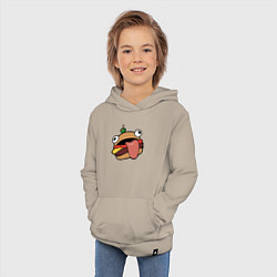 Толстовка детская хлопковая Fortnite Burger, цвет: миндальный — фото 2