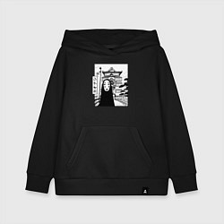 Толстовка детская хлопковая No-Face Spirited Away Ghibli, цвет: черный