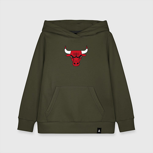Детская толстовка-худи CHICAGO BULLS / Хаки – фото 1