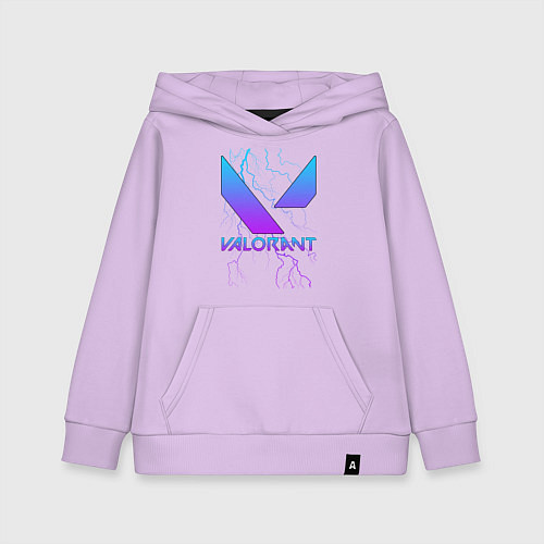 Детская толстовка-худи VALORANT / Лаванда – фото 1