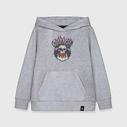 Толстовка детская хлопковая Орксий Waaagh, цвет: меланж