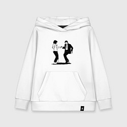 Толстовка детская хлопковая Грязные танцы Z, цвет: белый