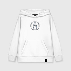 Толстовка детская хлопковая ACURA, цвет: белый