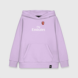 Толстовка детская хлопковая ARSENAL, цвет: лаванда