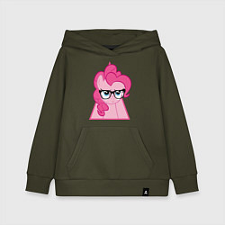 Толстовка детская хлопковая Pinky Pie hipster, цвет: хаки