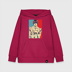 Толстовка детская хлопковая Бруно Буччеллати, цвет: маджента