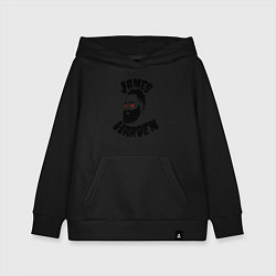 Толстовка детская хлопковая James Harden, цвет: черный