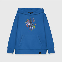 Детская толстовка-худи Смерть на единороге