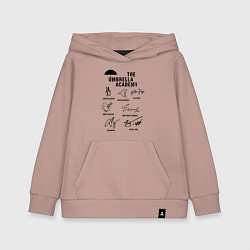 Детская толстовка-худи АК АМБРЕЛЛА АВТОГРАФЫ АКТЁРОВ