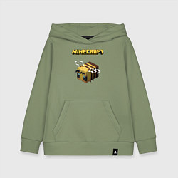 Толстовка детская хлопковая Minecraft, цвет: авокадо