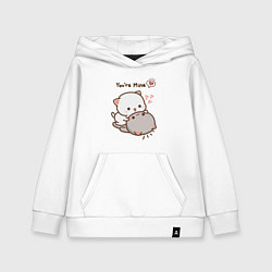 Детская толстовка-худи Влюблённые котята