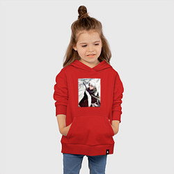 Толстовка детская хлопковая Hitsugaya Toshiro, цвет: красный — фото 2