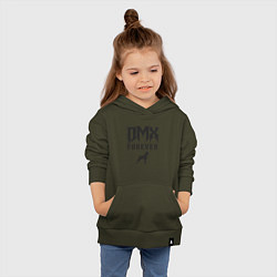 Толстовка детская хлопковая DMX Forever, цвет: хаки — фото 2