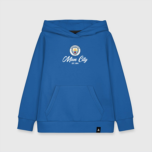 Детская толстовка-худи MAN CITY EST 1894 / Синий – фото 1