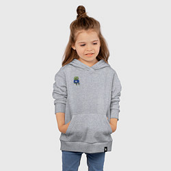 Толстовка детская хлопковая Pepe Thinking room, цвет: меланж — фото 2