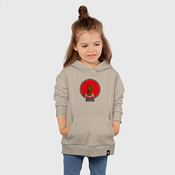 Толстовка детская хлопковая Retro Jordan, цвет: миндальный — фото 2