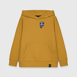 Толстовка детская хлопковая ВДВ Никто, кроме нас!, цвет: горчичный
