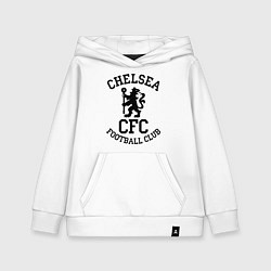 Толстовка детская хлопковая Chelsea CFC, цвет: белый