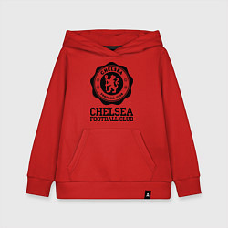 Толстовка детская хлопковая Chelsea FC: Emblem, цвет: красный