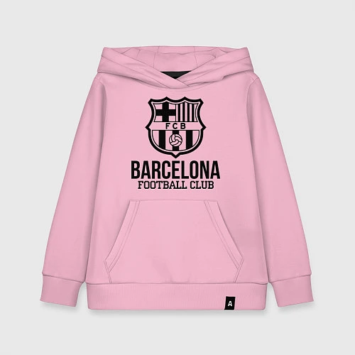 Детская толстовка-худи Barcelona FC / Светло-розовый – фото 1