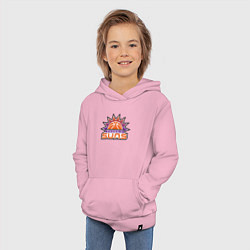 Толстовка детская хлопковая Phoenix Suns, цвет: светло-розовый — фото 2