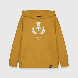 Толстовка детская хлопковая Anti-Mage из Доты 2 Magina, цвет: горчичный