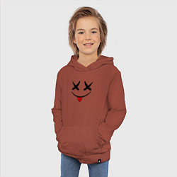 Толстовка детская хлопковая Playful smile, цвет: кирпичный — фото 2