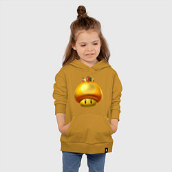 Толстовка детская хлопковая GoldToad, цвет: горчичный — фото 2
