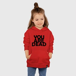 Толстовка детская хлопковая DayZ: You are Dead, цвет: красный — фото 2