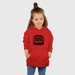Толстовка детская хлопковая Тойота Тундра, цвет: красный — фото 2