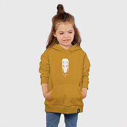 Толстовка детская хлопковая Батрайдер из доты 2, цвет: горчичный — фото 2