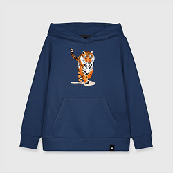 Толстовка детская хлопковая Властный хозяин джунглей, цвет: тёмно-синий