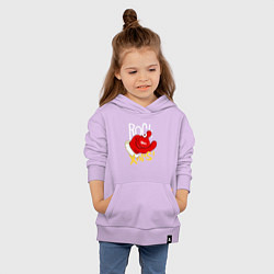 Толстовка детская хлопковая Red mittens Rock this xmas, цвет: лаванда — фото 2