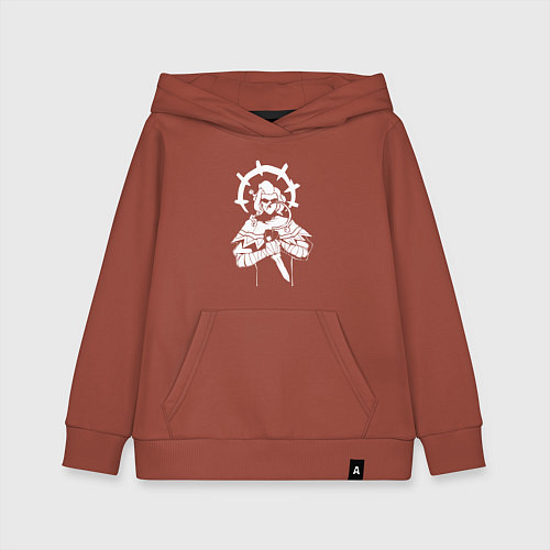 Детская толстовка-худи Темнейшее подземелье DD / Кирпичный – фото 1