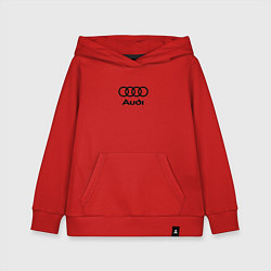 Толстовка детская хлопковая Audi, цвет: красный