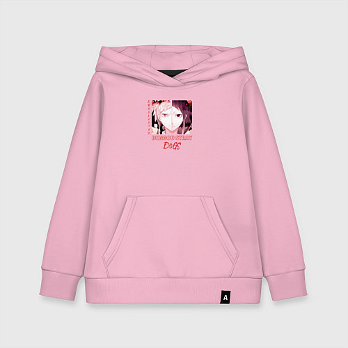 Детская толстовка-худи Ацуши Накаджима и Акутагава Рюноске, Великий из бр / Светло-розовый – фото 1