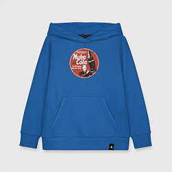Толстовка детская хлопковая Nuka Cola Ice Cold Retro, цвет: синий