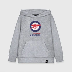 Толстовка детская хлопковая Arsenal The Gunners, цвет: меланж