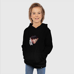 Толстовка детская хлопковая Agust D SUGA BTS, цвет: черный — фото 2