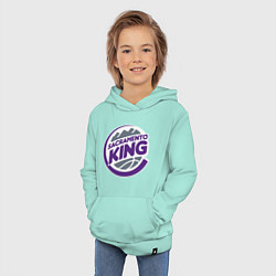 Толстовка детская хлопковая Sacramento King, цвет: мятный — фото 2