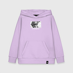 Толстовка детская хлопковая Сильфиетта, цвет: лаванда