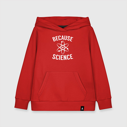 Детская толстовка-худи Atomic Heart: Because Science / Красный – фото 1