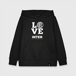 Толстовка детская хлопковая Inter Love Classic, цвет: черный