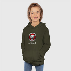 Толстовка детская хлопковая JAGUAR Jaguar, цвет: хаки — фото 2