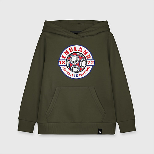 Детская толстовка-худи England 1872 / Хаки – фото 1