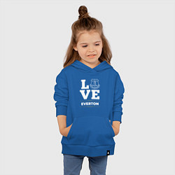 Толстовка детская хлопковая Everton Love Classic, цвет: синий — фото 2