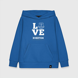 Толстовка детская хлопковая Everton Love Classic, цвет: синий