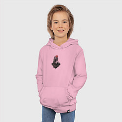 Толстовка детская хлопковая Медвежий остров, цвет: светло-розовый — фото 2