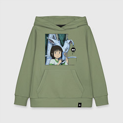 Толстовка детская хлопковая Haku & Sen, цвет: авокадо